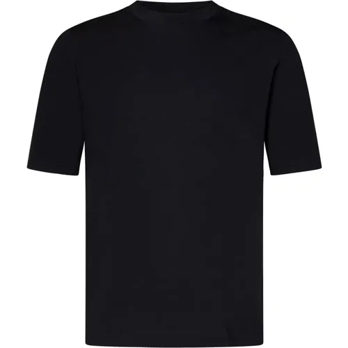 Stilvolle Schwarze T-Shirts & Polos , Herren, Größe: S - Malo - Modalova