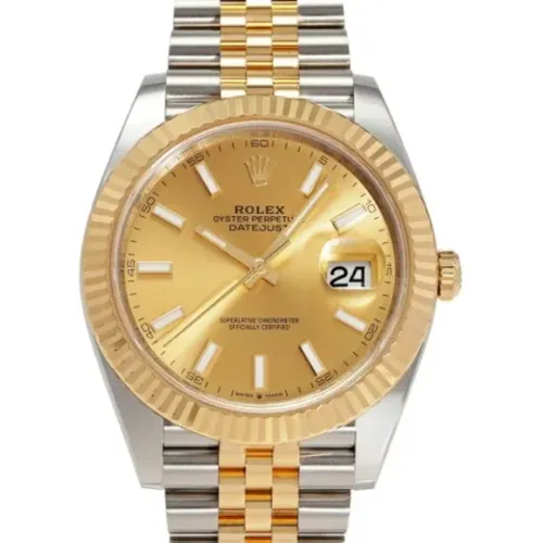 Pre-owned Stainless Steel watches , female, Sizes: ONE SIZE - Rolex Vintage - Modalova