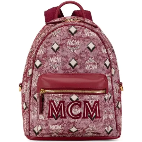 Pre-owned Canvas backpacks , female, Sizes: ONE SIZE - MCM Pre-owned - Modalova