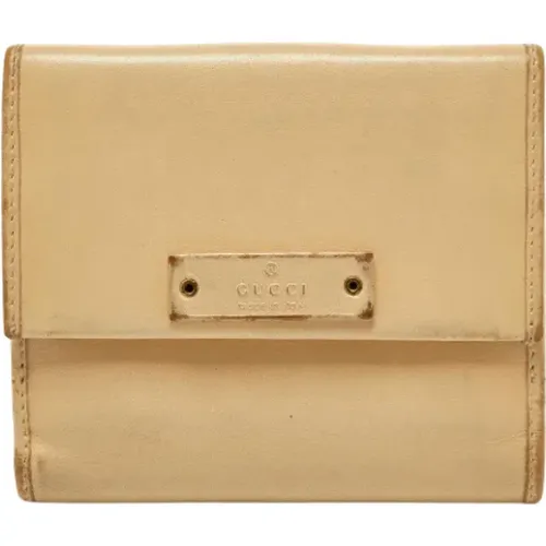 Pre-owned Leather wallets , female, Sizes: ONE SIZE - Gucci Vintage - Modalova