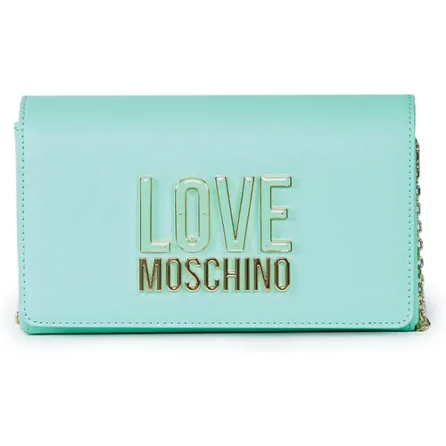 Mint Shoulder Bag , female, Sizes: ONE SIZE - Love Moschino - Modalova