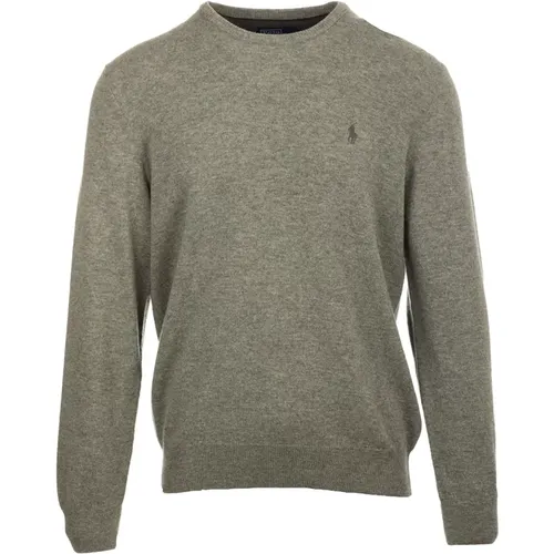 Graue Pullover , Herren, Größe: M - Ralph Lauren - Modalova