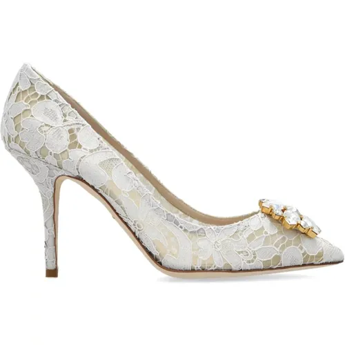 Heeled Shoes Belluccii , female, Sizes: 6 1/2 UK, 4 UK, 3 UK, 3 1/2 UK, 6 UK, 5 1/2 UK - Dolce & Gabbana - Modalova