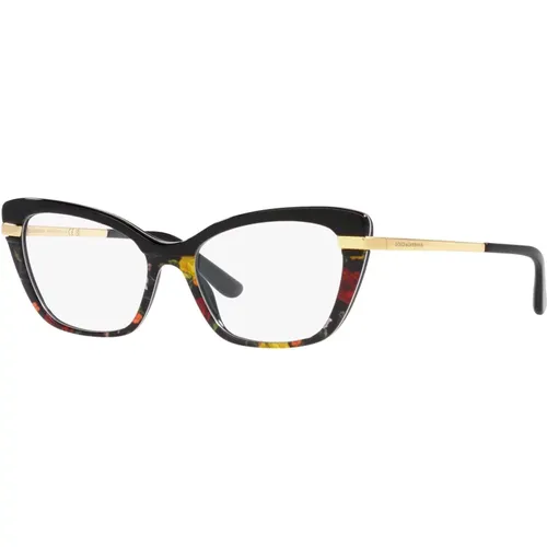 Eyewear frames Half Print DG 3325 , female, Sizes: 54 MM - Dolce & Gabbana - Modalova