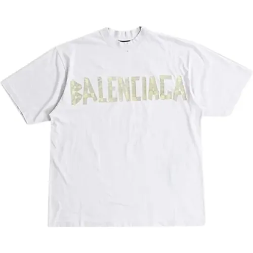 Vintage Oversize Tee Shirt Unisex , male, Sizes: L, XS, S - Balenciaga - Modalova