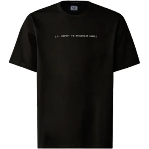 Graphic Face T-shirt - Metropolis Series , male, Sizes: 2XL, M, L, 3XL, XL - C.P. Company - Modalova