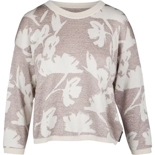 Cotton Lurex Sweater , female, Sizes: M, XS, S - Alessia Santi - Modalova