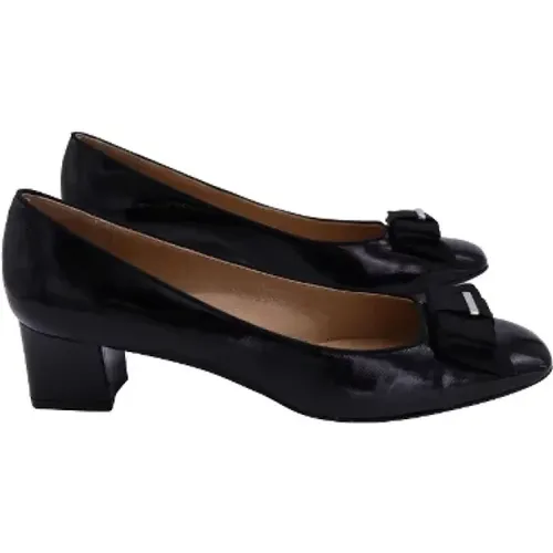 Pre-owned Leather heels , female, Sizes: 8 UK - Salvatore Ferragamo Pre-owned - Modalova