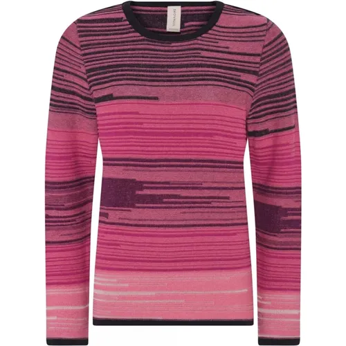 Mix Farbe Pullover Dunkellila , Damen, Größe: L - Skovhuus - Modalova