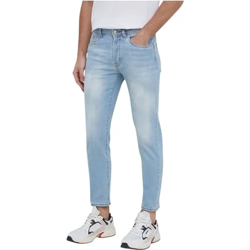 Moderne Slim-Fit Tapered Jeans , Herren, Größe: W31 - Liu Jo - Modalova