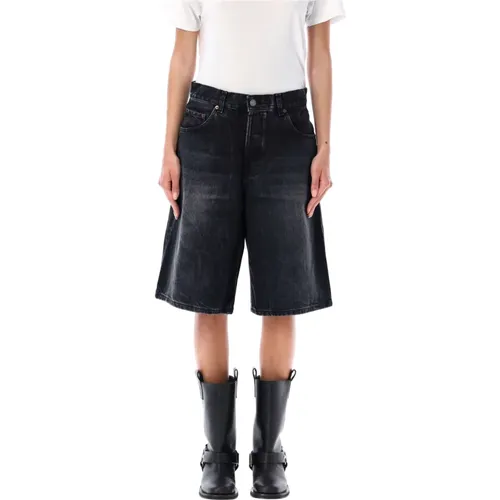 Denim Bermuda Shorts Schwarz Becky Ss24 - Haikure - Modalova