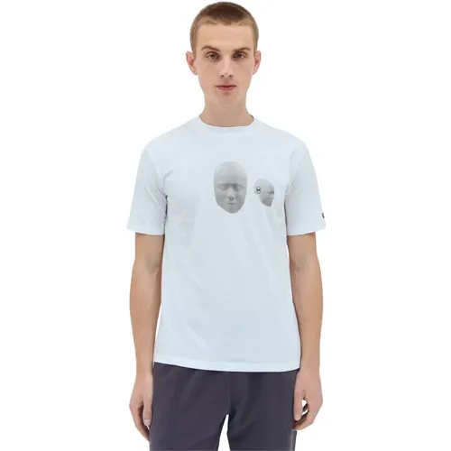 T-Shirt mit Grafikdruck aus Baumwolljersey , Herren, Größe: M - Affxwrks - Modalova