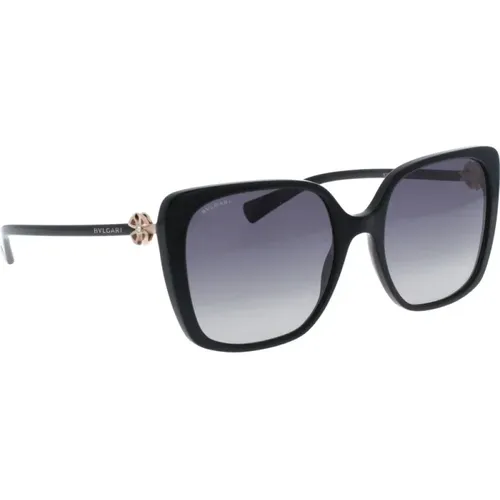 Stylish Gradient Lens Sunglasses , female, Sizes: 56 MM - Bvlgari - Modalova