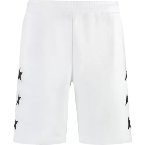 Bermuda Shorts aus Baumwolle , Herren, Größe: M - Golden Goose - Modalova