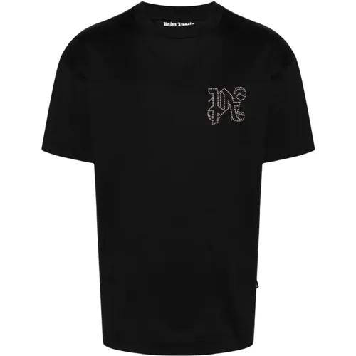 T-Shirts , Herren, Größe: M - Palm Angels - Modalova