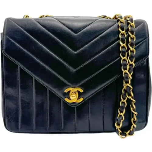 Pre-owned Leather chanel-bags , female, Sizes: ONE SIZE - Chanel Vintage - Modalova