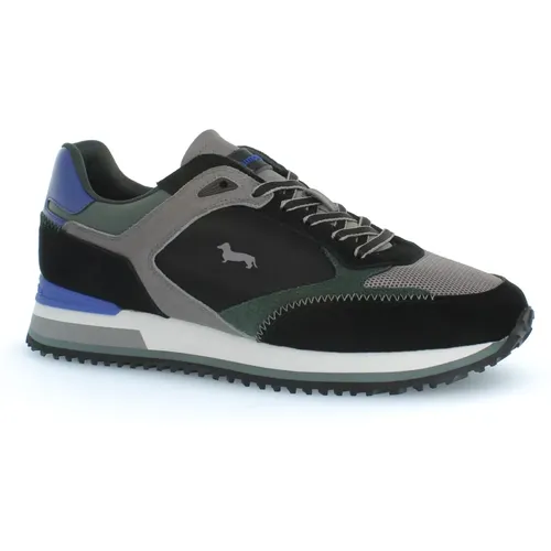 Black Sneakers for Men , male, Sizes: 11 UK, 5 UK, 8 UK, 7 UK, 6 UK, 10 UK, 9 UK - Harmont & Blaine - Modalova