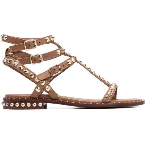 Leather Stud Sandals , female, Sizes: 7 UK - Ash - Modalova