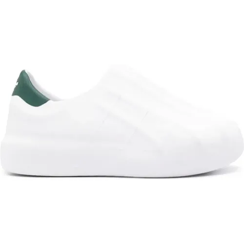 Weiß Grün Sneakers , Herren, Größe: 42 1/2 EU - Adidas - Modalova