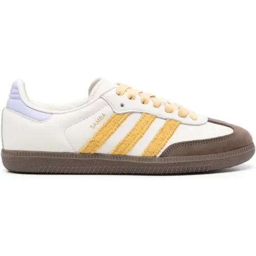 Off White Oat Violet Tone Sneakers , Herren, Größe: 41 1/2 EU - Adidas - Modalova