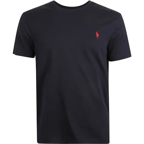 T-Shirts und Polos Blau , Herren, Größe: L - Ralph Lauren - Modalova