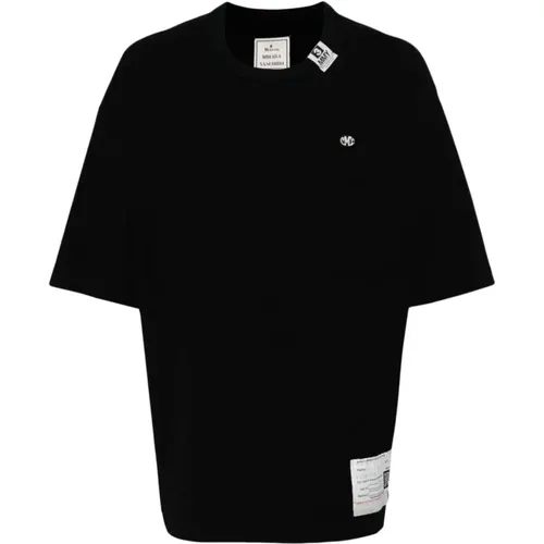 T-Shirt mit Logo-Patch , Herren, Größe: XS - Mihara Yasuhiro - Modalova