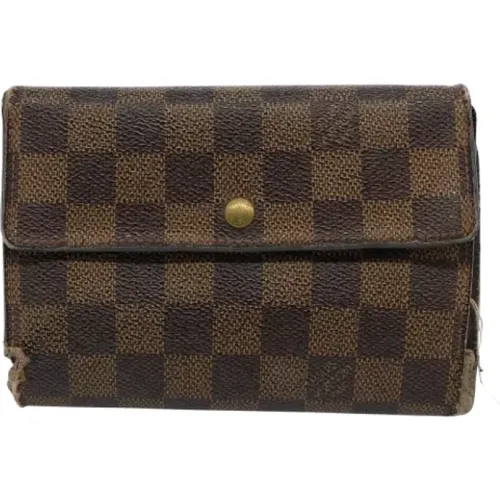 Pre-owned Coated canvas wallets , female, Sizes: ONE SIZE - Louis Vuitton Vintage - Modalova