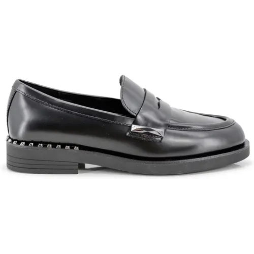 Leather Slip-On Flat Shoes , female, Sizes: 8 UK, 5 UK, 4 UK, 6 UK - Ash - Modalova