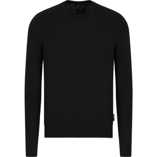 Schwarze Pullover für Männer , Herren, Größe: 2XL - Armani Exchange - Modalova