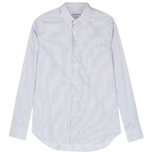 Striped Cotton Shirt Classic Style , male, Sizes: M, 4XL, 2XL, 3XL, L, XL - Canali - Modalova