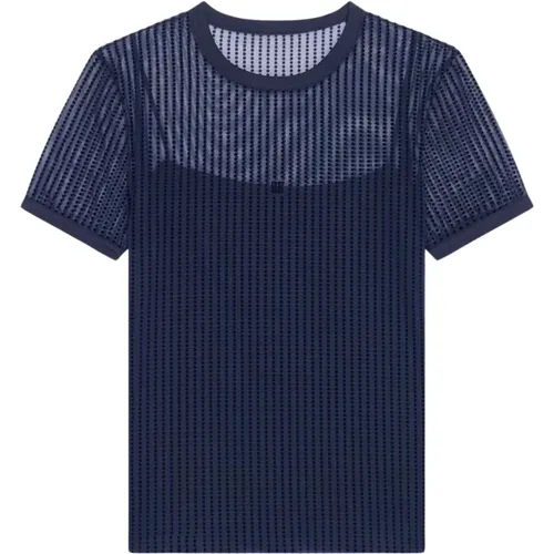 Polka Dot Tulle T-Shirt , Damen, Größe: S - Givenchy - Modalova