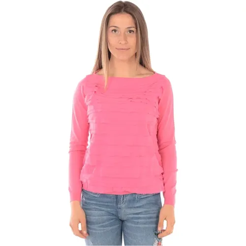 Gemütlicher Strickpullover , Damen, Größe: S - Liu Jo - Modalova