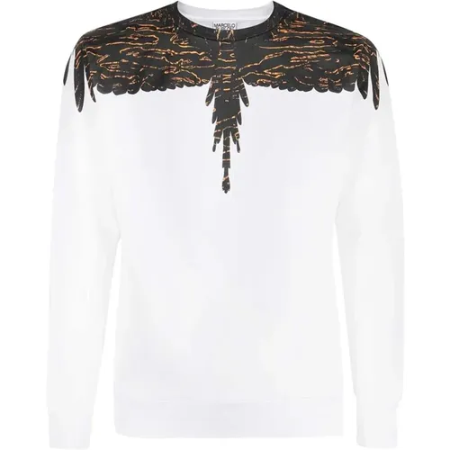 Logo Sweatshirt for Men , male, Sizes: XL - Marcelo Burlon - Modalova