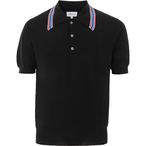 Wool Polo Shirt , male, Sizes: L - Brioni - Modalova