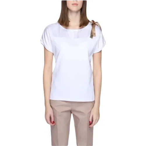 Geo Ribbon T-shirt , female, Sizes: M - Alviero Martini 1a Classe - Modalova