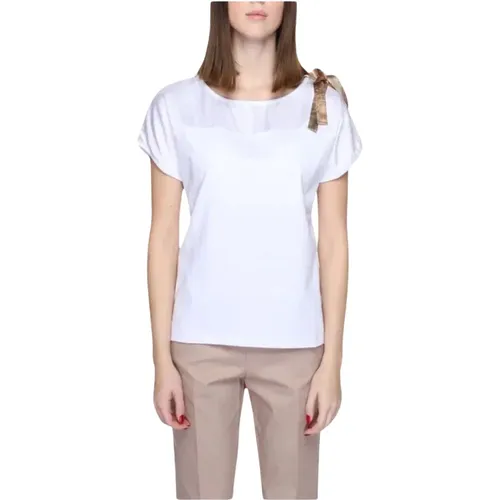 Geo Ribbon T-shirt , female, Sizes: M, L, S, XS - Alviero Martini 1a Classe - Modalova
