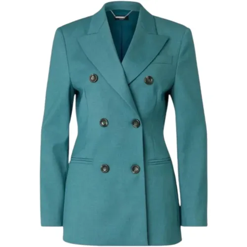 Grüner Blazer aus Stretch-Viskoseflanell , Damen, Größe: M - Liu Jo - Modalova