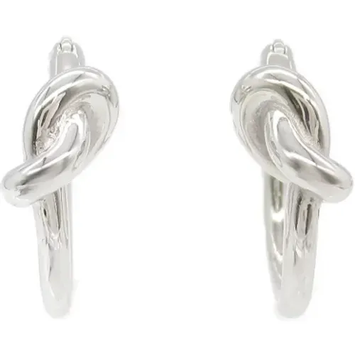 Pre-owned Silver earrings , female, Sizes: ONE SIZE - Celine Vintage - Modalova