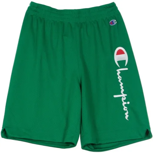 Grüne Basketballshorts für Männer - Champion - Modalova