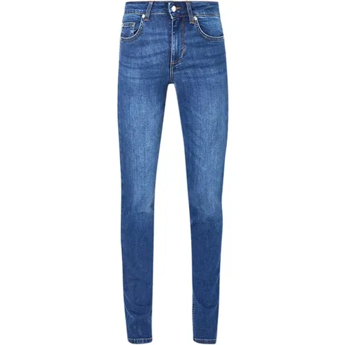 Blaue Slim Fit Jeans , Damen, Größe: W28 - Liu Jo - Modalova