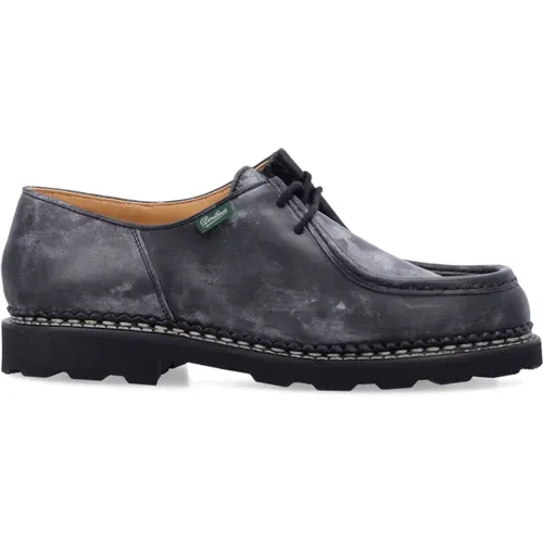 Schwarze Leder Derby Schuhe - Paraboot - Modalova