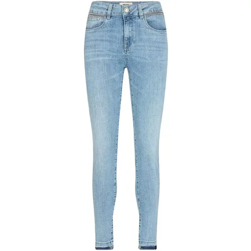 Slim-Fit High Waist Jeans Light , female, Sizes: W30, W26, W28, W29, W27, W25, W32, W31 - MOS MOSH - Modalova