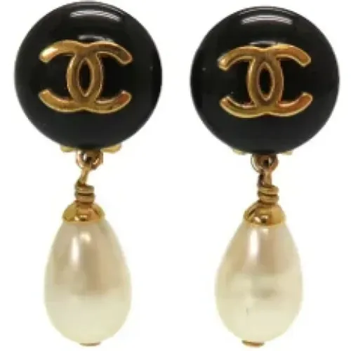 Plastic Chanel Earrings , female, Sizes: ONE SIZE - Chanel Vintage - Modalova