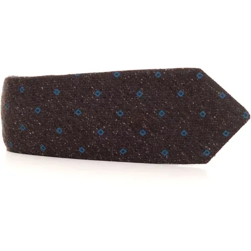 Luxury Cashmere Tie - Elevate Your Formal Look , male, Sizes: ONE SIZE - Kiton - Modalova
