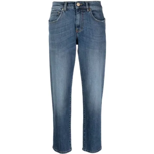 Denim Straight Jeans , female, Sizes: XL - Lorena Antoniazzi - Modalova