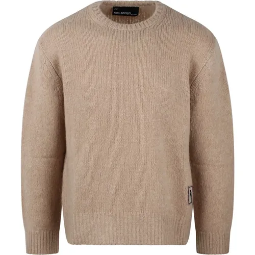 Thunderbolt Patch Sweater , male, Sizes: M, S - Neil Barrett - Modalova