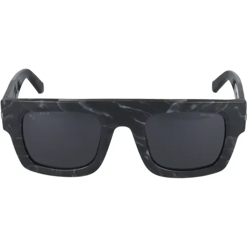 Stylische Sonnenbrille Sple13 , unisex, Größe: 50 MM - Police - Modalova