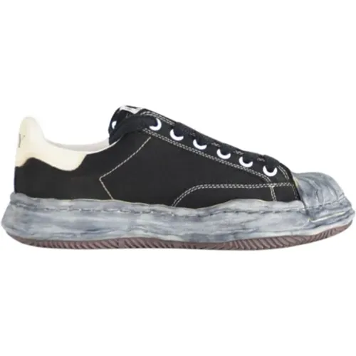 Canvas Sneakers with Embroidered Logo , male, Sizes: 6 UK - Mihara Yasuhiro - Modalova