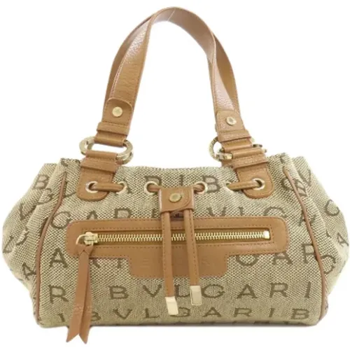 Pre-owned Canvas handbags , female, Sizes: ONE SIZE - Bvlgari Vintage - Modalova