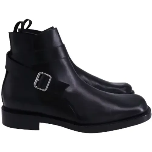 Pre-owned Leather boots , male, Sizes: 9 UK - Balenciaga Vintage - Modalova